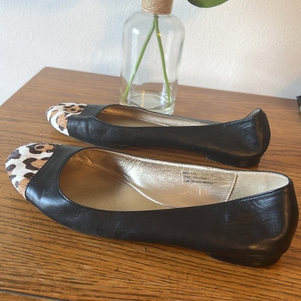 Kate spade leather/calf fur jazz flats 8.5 - Picture 8 of 9